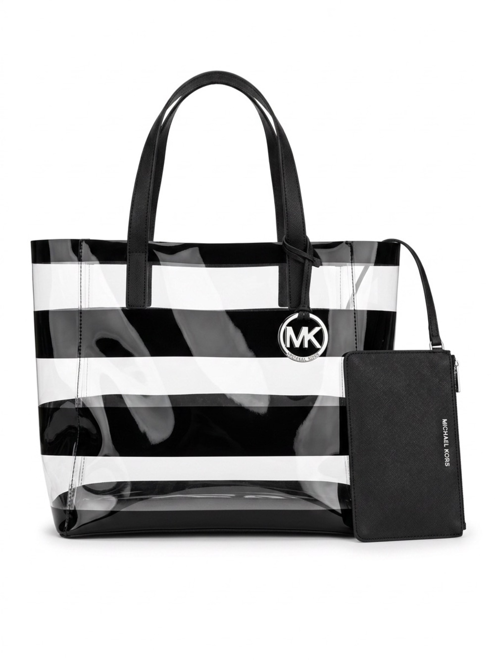 MICHEAL KORS CLEAR TOTE BAG - SOLD AS IS